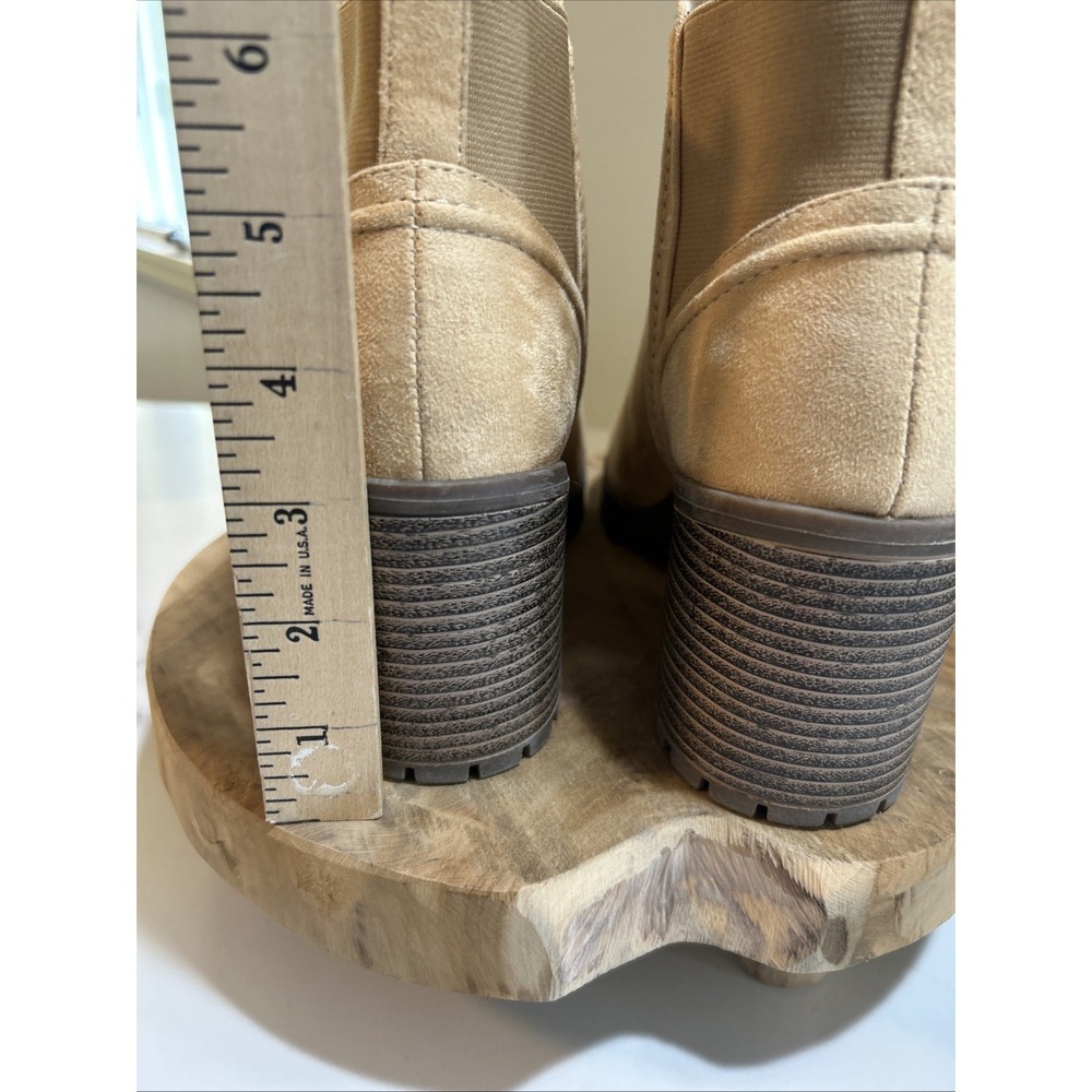 ZBY Chelsea Women's Platform Ankle‎ Booties With Lug Sole 9 - Picture 5 of 8